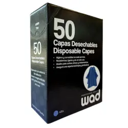 50 Capas Desechables Wad Azul - WAD Professional Beauty
