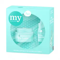 7 Days - *My Beauty Week* - Set de regalo limpiador en mousse + sérum Mattifying Paradise