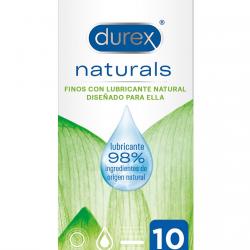 Durex - Preservativos Naturals Finos Con Lubricante Natural