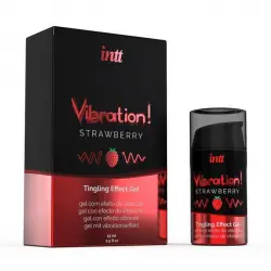 Intt - Gel excitante con efecto de vibración - Strawberry