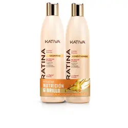 Kativa Keratina Kit Champú 355 ml + Acondicionador 355 ml
