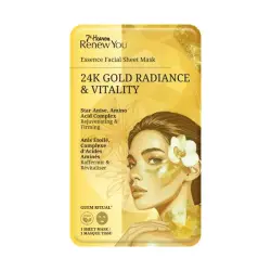 Mascarilla De Tela Renew You 24K 7Th Heaven