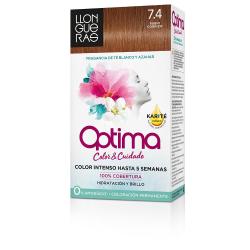 Optima hair colour #7.4-rubio cobrizo