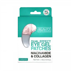 Parches de Gel para Ojos Doble Efecto con Niacinamida y Colágeno