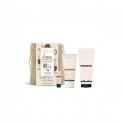Set De Coco Gel 100 Ml + Exfoliante 200 Ml + Bálsamo Labial 4 Gr + Neceser