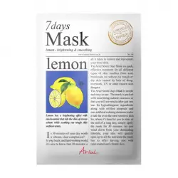 Ariul - Mascarilla facial revitalizante 7 Days - Limón
