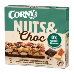 Barrita Nuits - Choc Almendras, Cacahuete y Chocolate Negro 32 gr