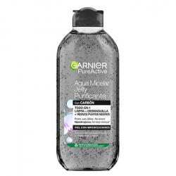 Garnier - *Skin Active*- Agua micelar Jelly purificante con carbón 400ml - Piel con puntos negros