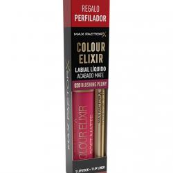 Max Factor - Pack Labial Líquido Colour Elixir Soft Matte + Lip Liner