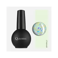 Mia Makeup Quicklac Esmalte De Uñas En Gel Semipermanente Sparkly, 15 ml