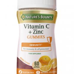 Nature's Bounty - 61 Gummies Vitamina C + Zinc