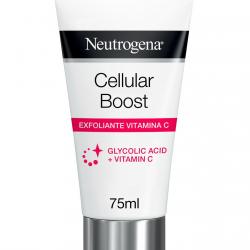 Neutrogena - Exfoliante Facial Con Vitamina C Y ácido Glicólico Cellular Boost Todos Tipos De Piel 75 Ml