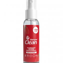Siempre Clean - Solución Hidroalcohólica Strawberry Pulverizador 100 Ml