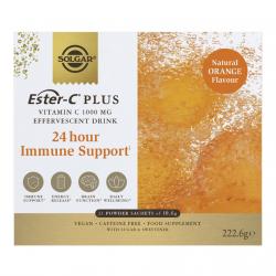 SOLGAR - 21 Sobres Ester-C® Plus Vitamina C Efervescente 1000 Mg