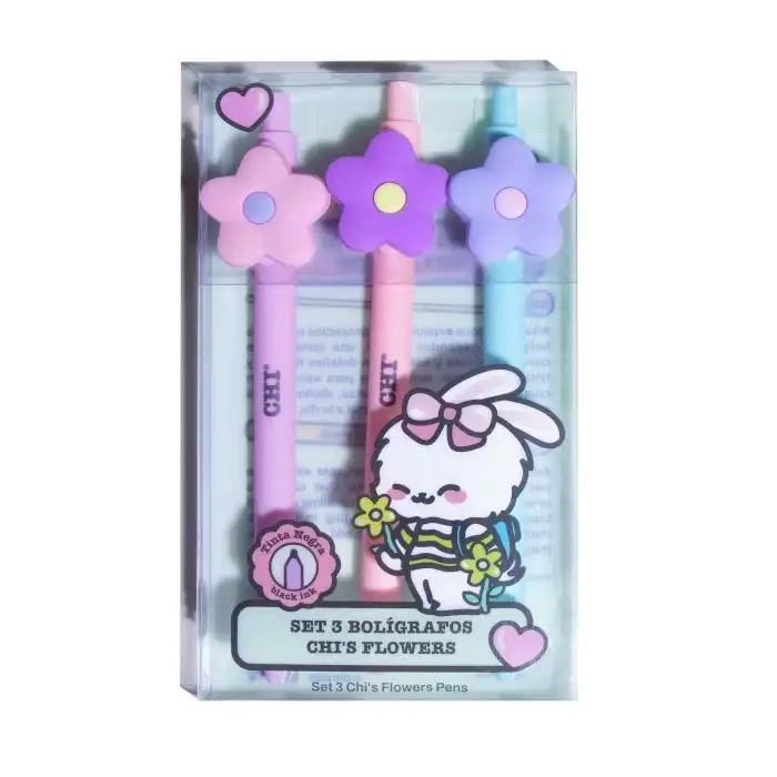 Set 3 Bolígrafos Chi's Flowers 29 gr - CHI - Comparador de precios