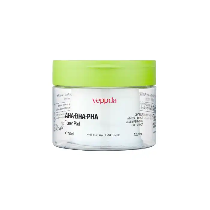 AHA+BHA+PHA Almohadillas con Tónico 125 ml - Yeppda - Comparador de precios