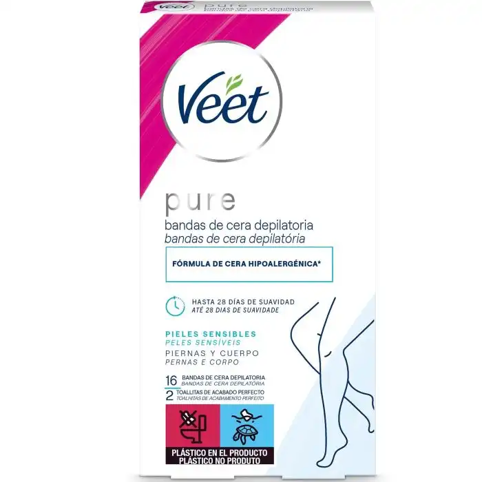 Bandas de Cera Fría Piernas y Cuerpo - Veet - Comparador de precios