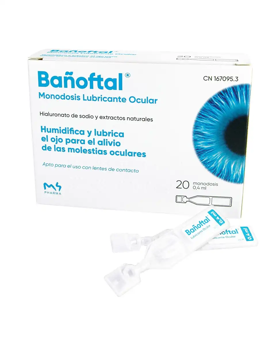 Bañoftal - Gotas Oftálmicas 20 Monodosis - Bañoftal - Comparador de precios
