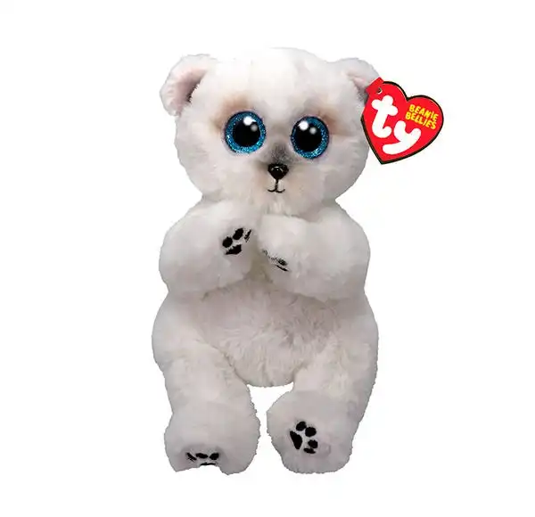 Beanie Bellies Wuzzy White Bear - Ty - Comparador de precios