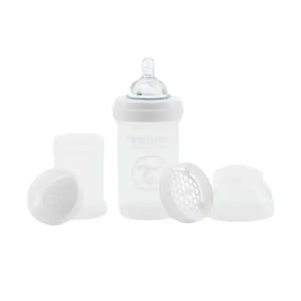 Biberón Anti-Cólicos Blanco - Twistshake - Comparador de precios
