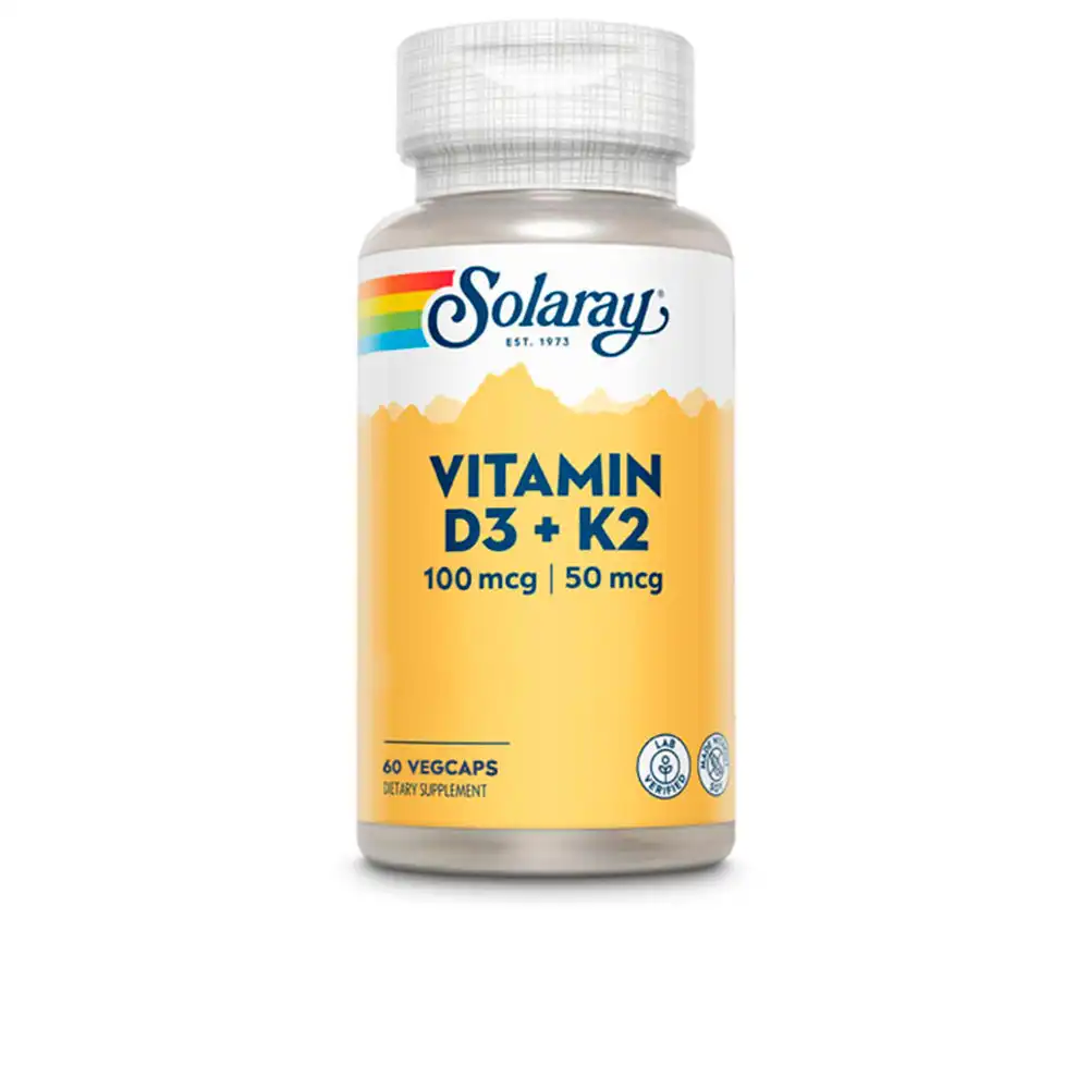 D3 & K2 (MK7) - 60 vegcaps - Solaray - Comparador de precios