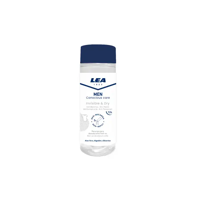 Desodorante Roll On Recargable Men Invisible & Dry 150 ml - LEA - Comparador de precios