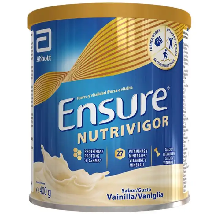 Ensure Nutrivigor Lata Vainilla 400 gr - Abbott - Comparador de precios