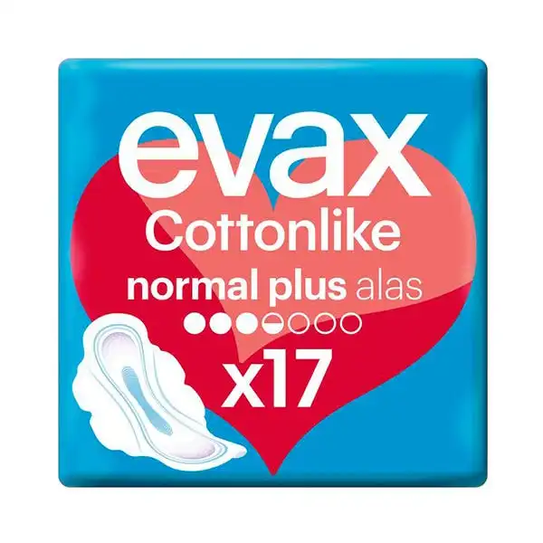 Evax Cottonlike Alas Normal Plus 17 - EVAX - Comparador de precios
