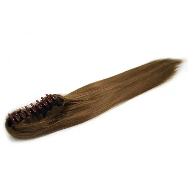 Fashiongirl - Extensiones De Cabello De Cola De Caballo Con Clip #6 Marrón Claro - Recto Extensiones de cabello 1 pieces Marrón unisex - Fashiongirl - Comparador de precios