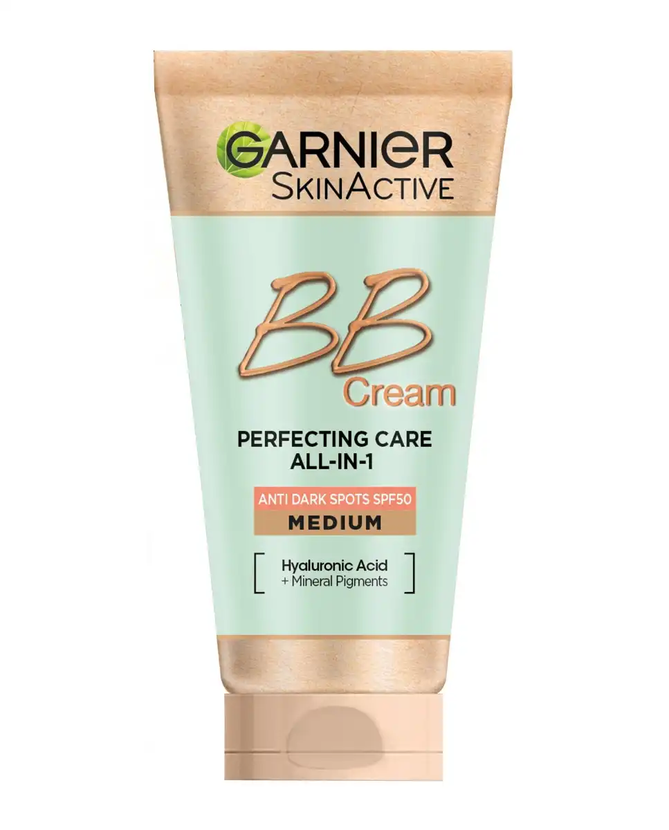 Garnier - BB Cream Antimanchas SPF50 Tono Medio SkinActive - Garnier - Comparador de precios