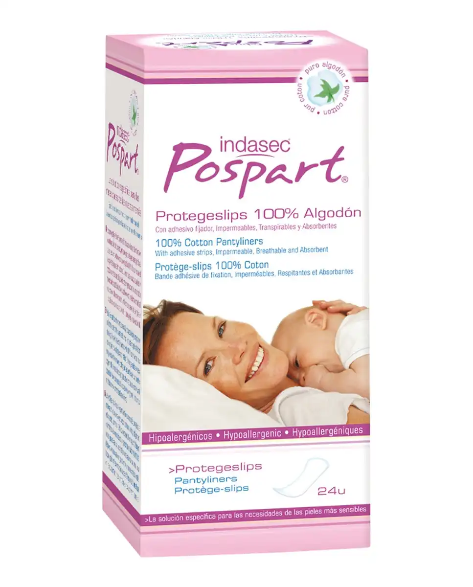 Indasec - Protegeslips 100% Algodón Pospart - Indasec - Comparador de precios