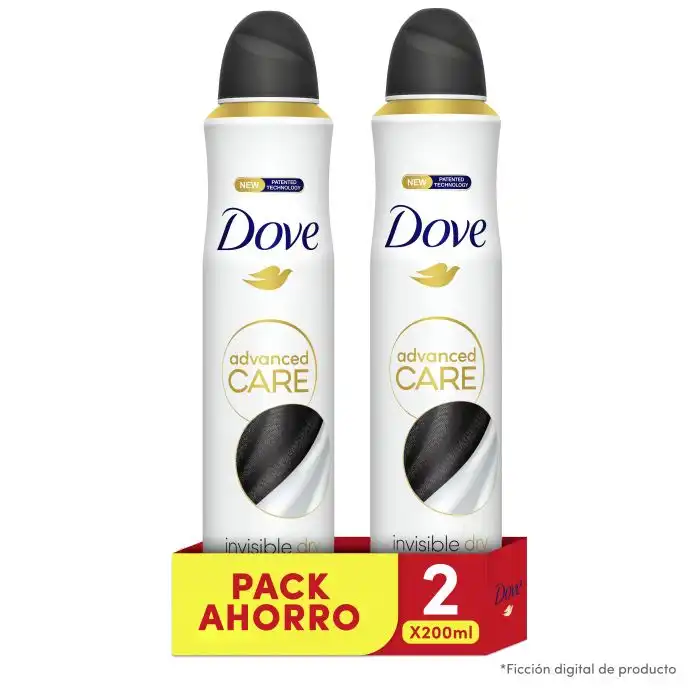 Invisible Dry Desodorante Spray 400 ml - DOVE - Comparador de precios
