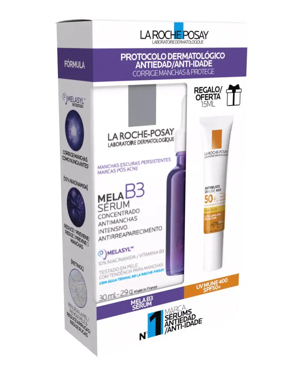 La Roche Posay - Pack Mela B3 + Mini UV Mune C2 24 La Roche Posay. - La Roche Posay - Comparador de precios