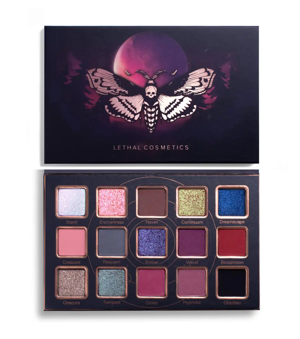 Lethal Cosmetics - Paleta de sombras Midnight Serenade Palette - Lethal Cosmetics - Comparador de precios