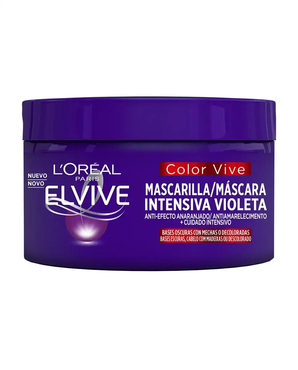 L'Oréal Paris - Mascarilla Intensiva Violeta Matizadora Para El Pelo Con Mechas Elvive - L'Oréal Paris - Comparador de precios