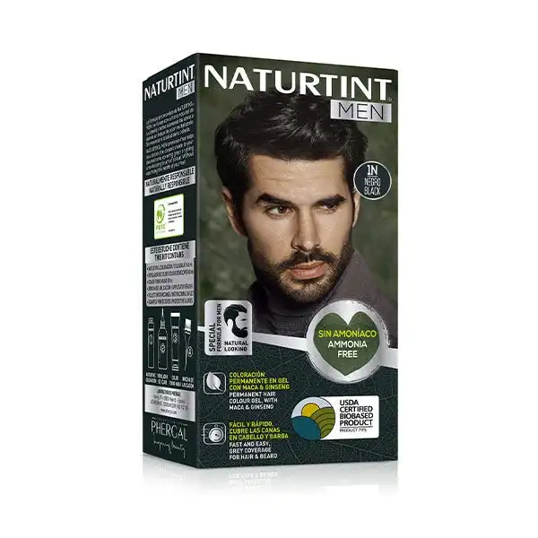Naturtint Men Tinte Coloración Permanente 1N - Negro - Naturtint - Comparador de precios