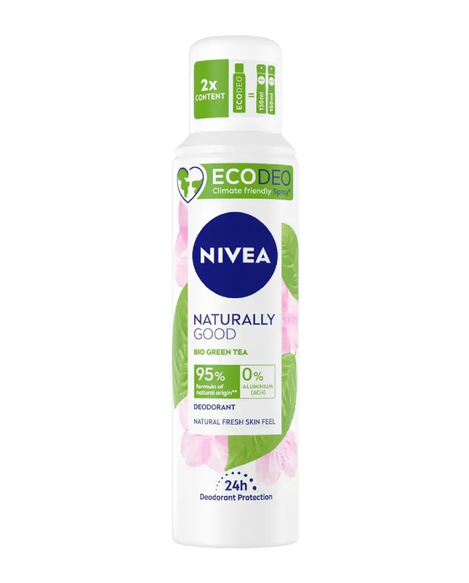NIVEA - Desodorante En Spray Naturally Good Té Verde Ecodeo - Nivea - Comparador de precios