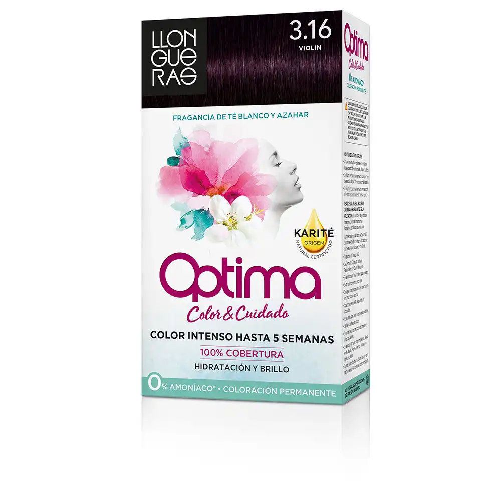 Optima hair colour #3.16-violin 1 u - Llongueras - Comparador de precios