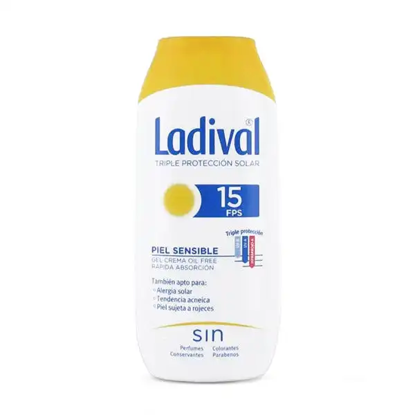 Piel Sensible Gel-Crema Oil Free Fps15 - LADIVAL - Comparador de precios