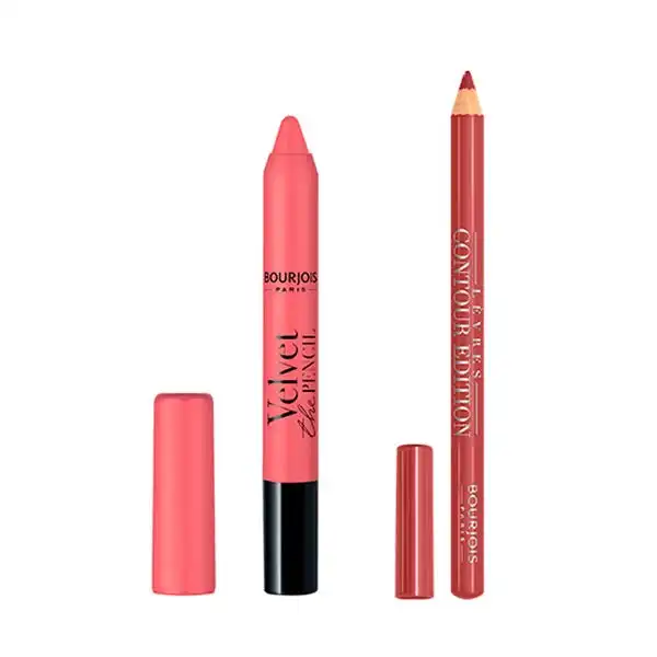 Rouge Velvet The Pencil + Lip Liner Tono 004 - Bourjois - Comparador de precios
