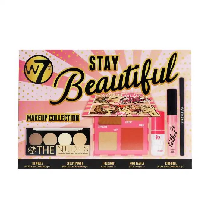 Set de Maquillaje Stay Beautiful - W7 - Comparador de precios