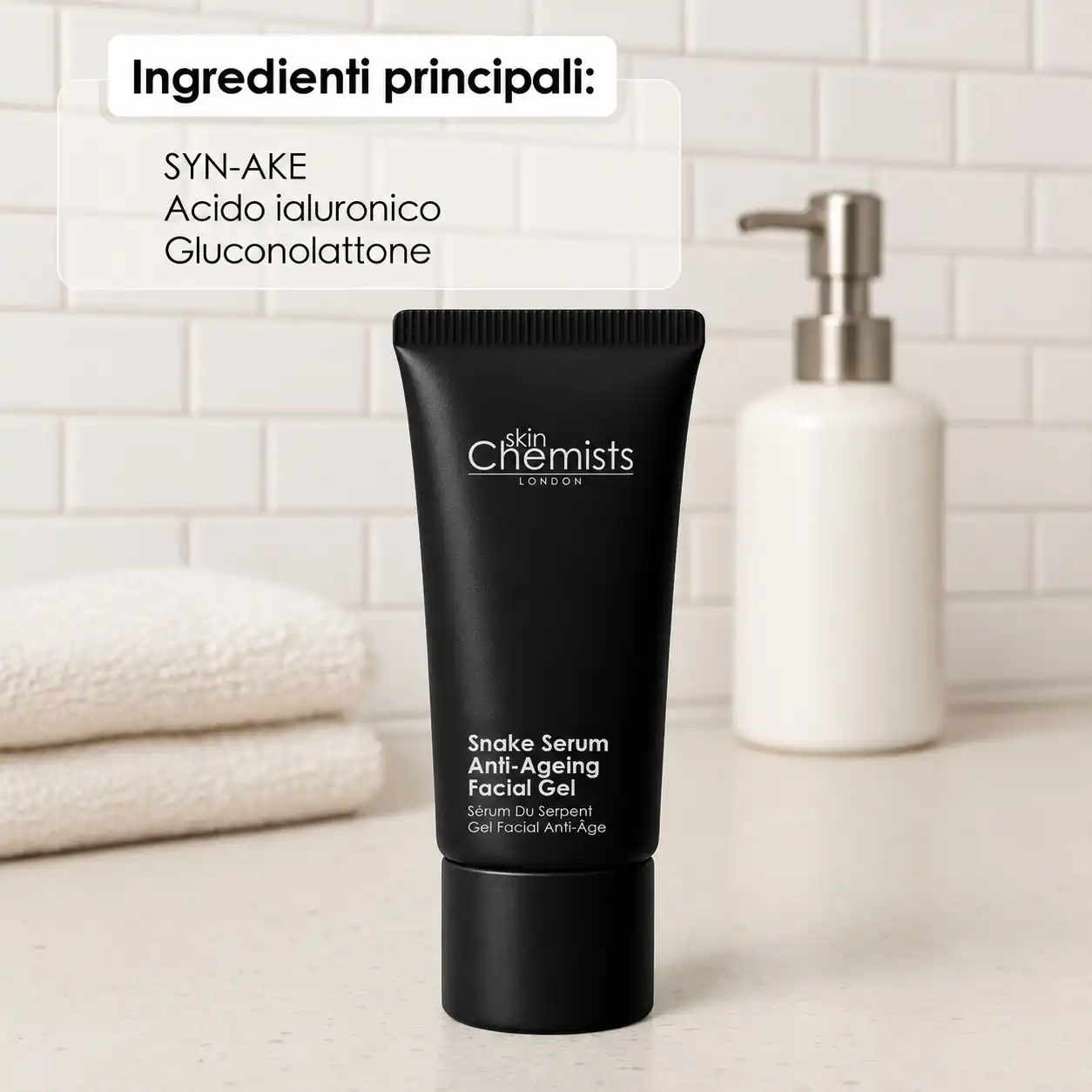 Snake Gel Antiedad Gel de cara 30 ml - skinChemists - Comparador de precios
