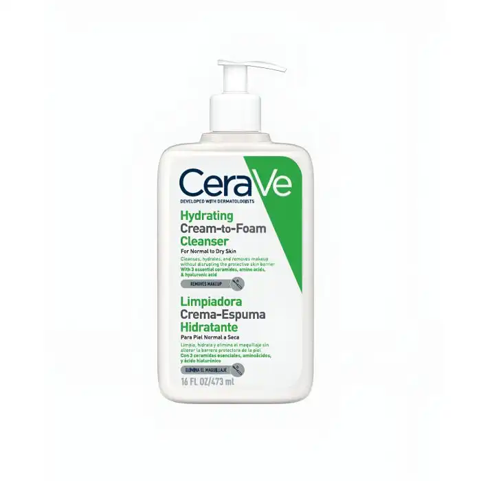 Limpiador Crema-Espuma Hidratante 473 ml - CeraVe - Comparador de precios