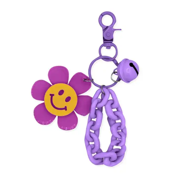 ¡25% DTO! Llavero Flor Smiley y Cascabel - Woo oow - Comparador de precios