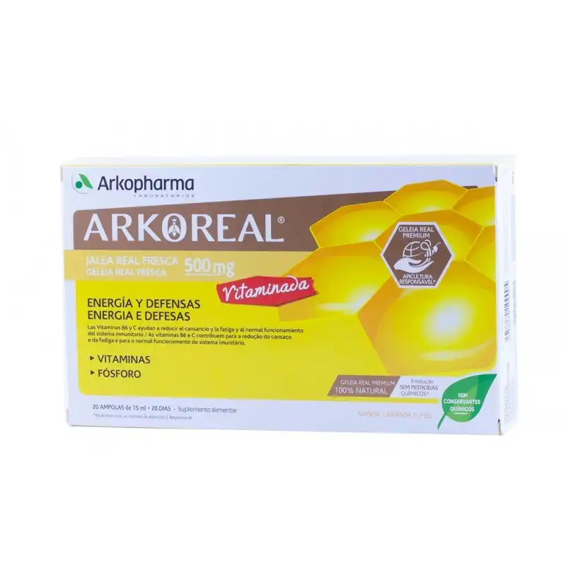 Arkoreal Jalea Real Fresca Vitaminada 500 Mg - Arkopharma - Comparador de precios
