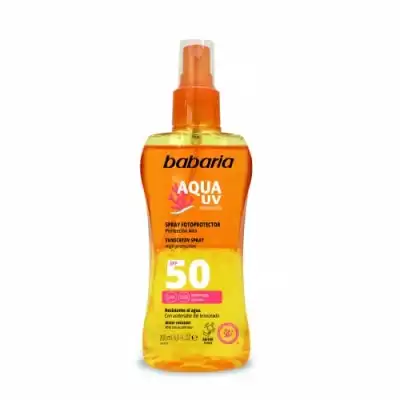 Babaria Bronceador Spray Aqua Bifasica F50, 200 ml - Babaria - Comparador de precios