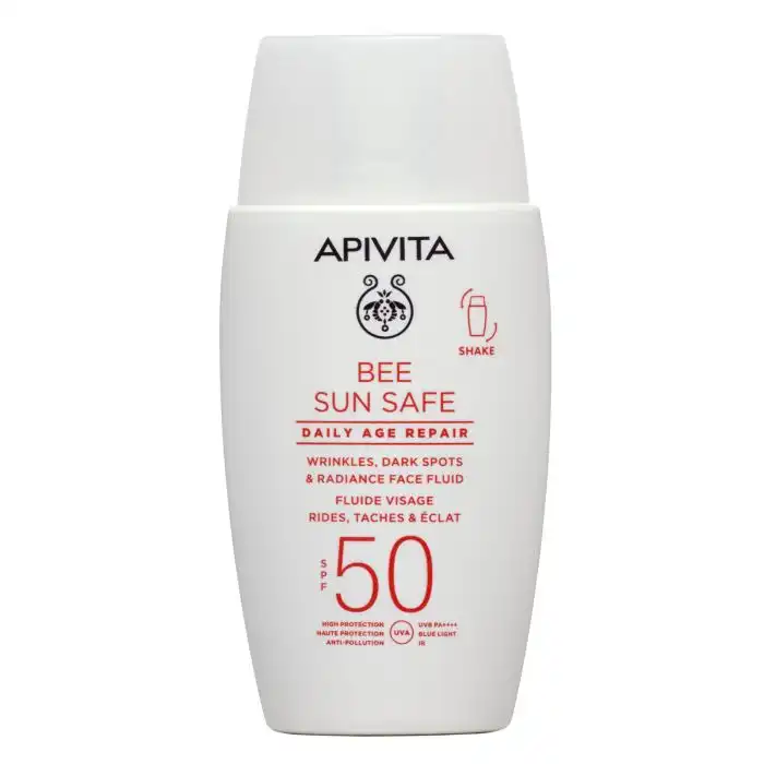 Bee Sun Safe Fluido Facial Reparación Antiedad SPF50 50 ml - Apivita - Comparador de precios