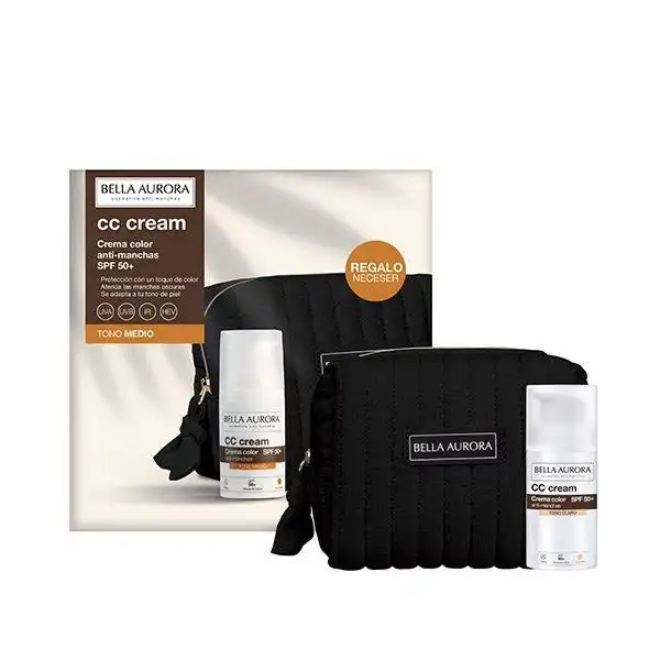 Cc Cream Anti-Manchas Spf 50+ Neceser - Bella Aurora - Comparador de precios