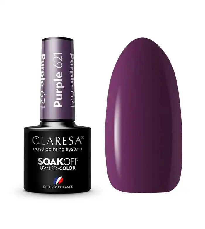 Claresa - Esmalte semipermanente Soak off - 621: Purple - Claresa - Comparador de precios