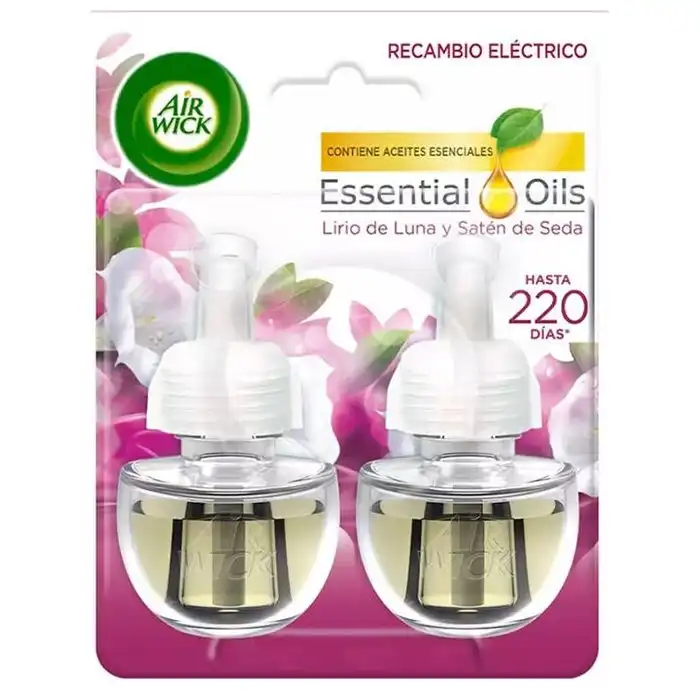 Essential Oils Lirio de Luna y Satén de Seda Ambientador Eléctrico - Air wick - Comparador de precios